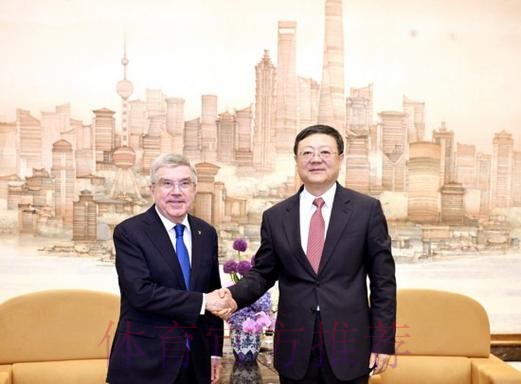 高志丹会见国际奥委会主席巴赫 高志丹会见国际奥委会主席巴赫